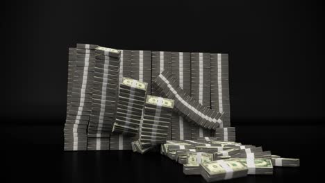 Geld-Stapel-Bündel-Fallen-Dollar-Finanzielle-Sieg-Uns-USA-Amerikanische-Währung-Steuer
